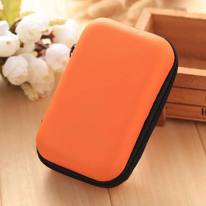 Travel Cable Organizer Sundries Travel Storage Bag Charging Case For Earphone Package Zipper Bag Portable Electronics Storage