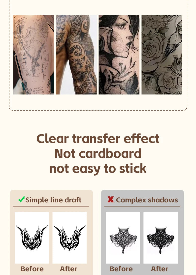 Mini A4 Tattoo Printer Portable Wireless Stencil Printer Tattoo Transfer Thermal Copier Comes