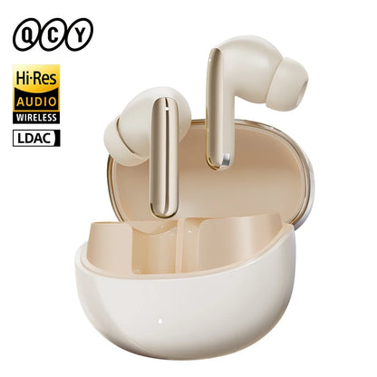 QCY MeloBuds Pro ANC Wireless Earphones 46dB Active Noise Cancellation Earbud Bluetooth 5.3 Hi-Res Audio with LDAC Headphones