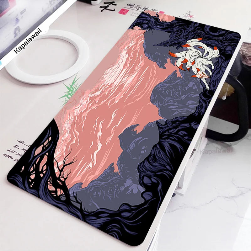 Gmk Starry Sky Mouse Pad XXL Company Mouse Mat Gamer Mechanical Keyboard Desk Mat Large Deskpad 900x400 Personalized Mousepad