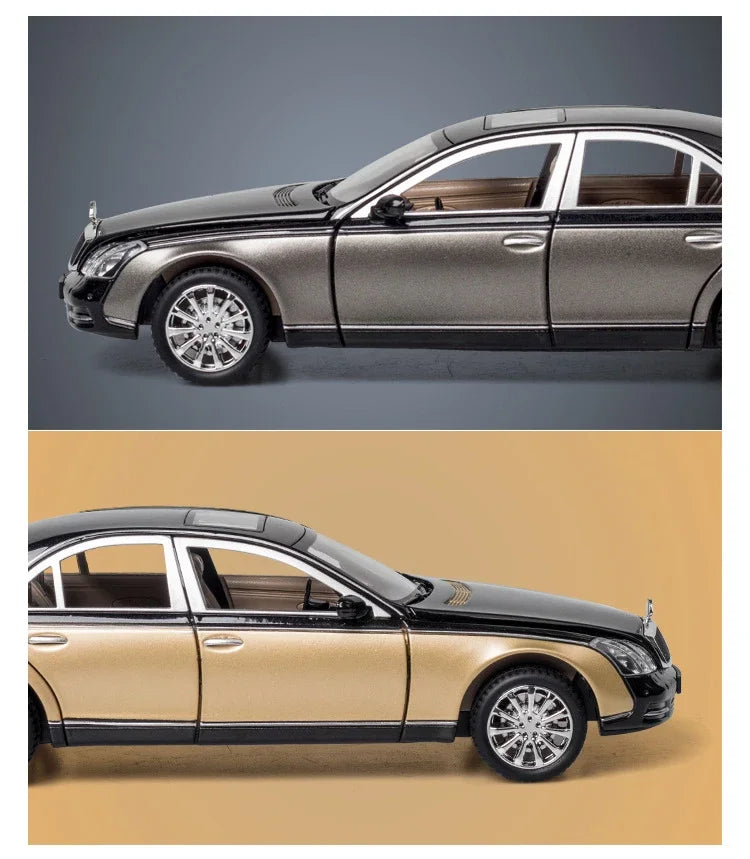 1:24 Maybach 62s S650 Alloy Car Model Diecasts & Toy Vehicles Toy Car Metal Collection Toy Kid Toys for Children Kids Gifts