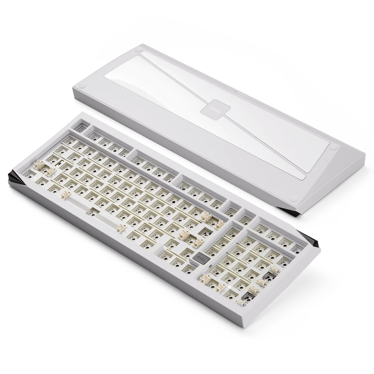 Akko Mineral 02 VIA Mechanical Keyboard/Barebone Kit Aluminum 102 Keys RGB Hot-swappable Tri-mode Wireless Custom Keyboard/Kit