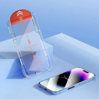 Oleophobic Coating Dust Free Easy Installation Screen Protector For iPhone 14 11 13 12 15 Pro Max Mini XS X XR 17 16 Plus Glass