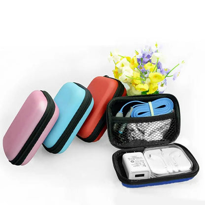 Travel Cable Organizer Sundries Travel Storage Bag Charging Case For Earphone Package Zipper Bag Portable Electronics Storage