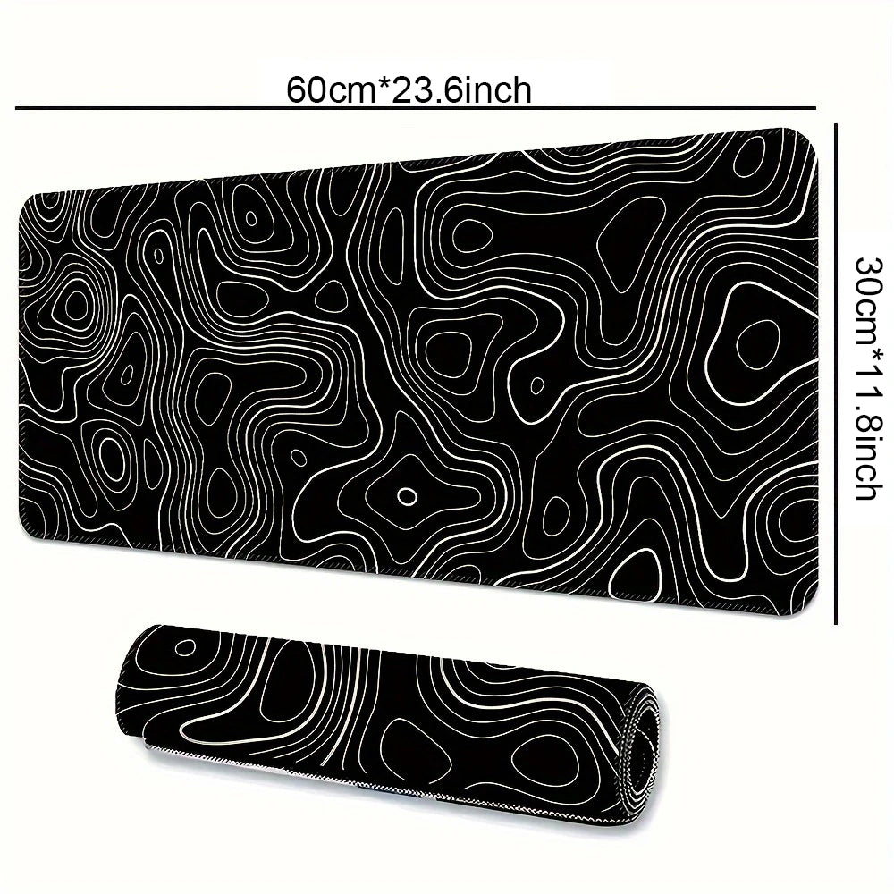 1PC Large Mouse Pads For Desk, Gaming Mouse Pad, Mouse Pad with Stitched Edges and Non-Slip Rubber Base, Extended Mouse Pad