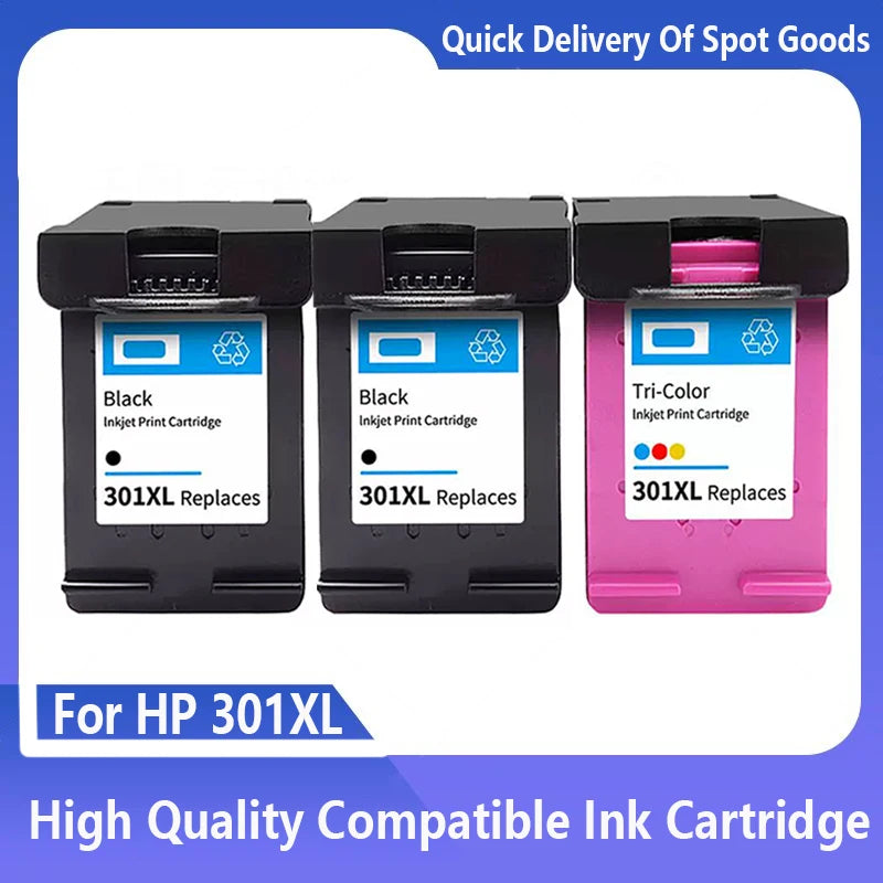 301 XL Remanufactured For HP 301 301XL Ink Cartridge For HP301 Envy 5530 Deskjet 2050 2540 2510 1000 1050 Printer