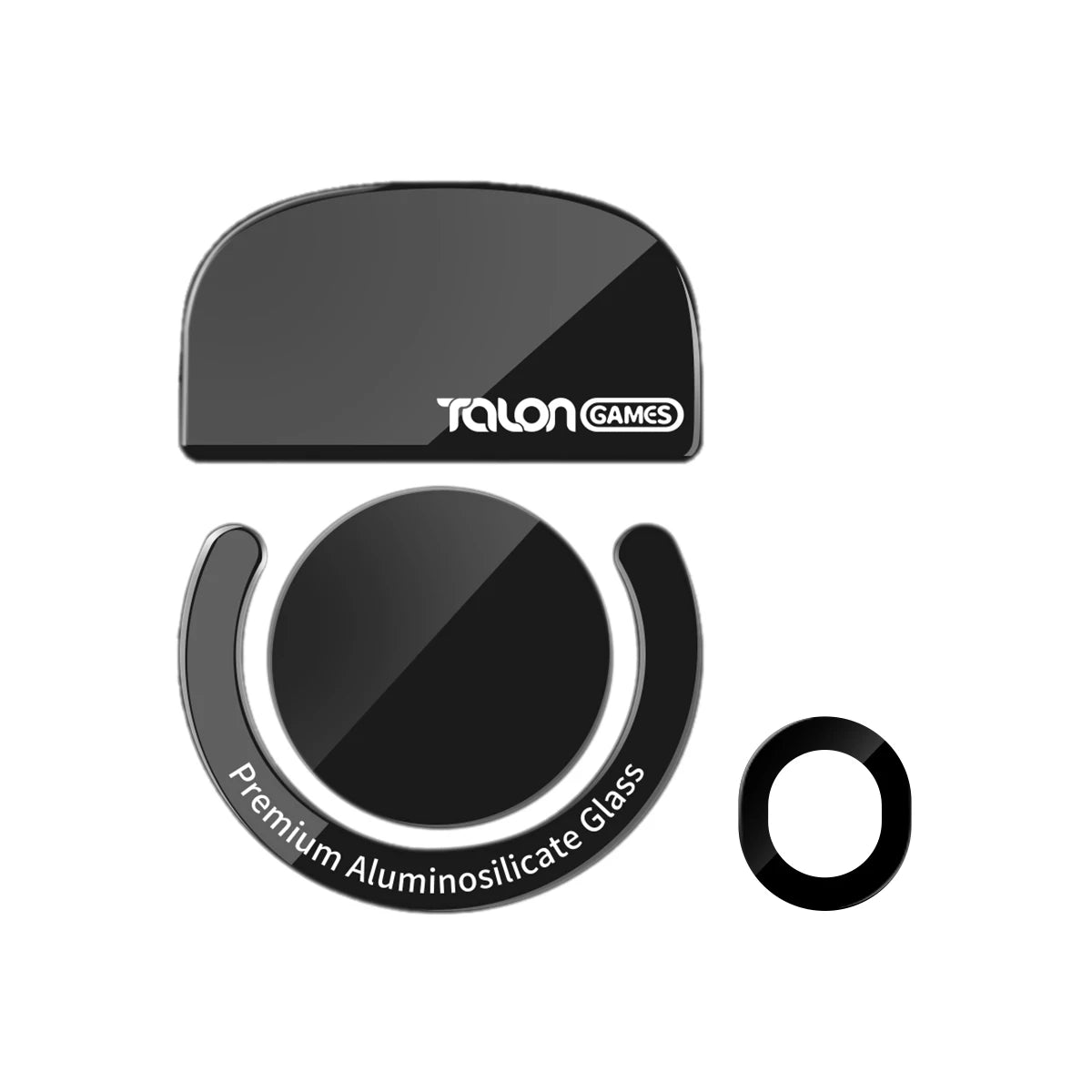 TALONGAMES Glass Mouse Feet Skates Mouse Sensor Skate Glide Pads For Logitech G Pro X Superlight Wireless Rounded Curved Edges