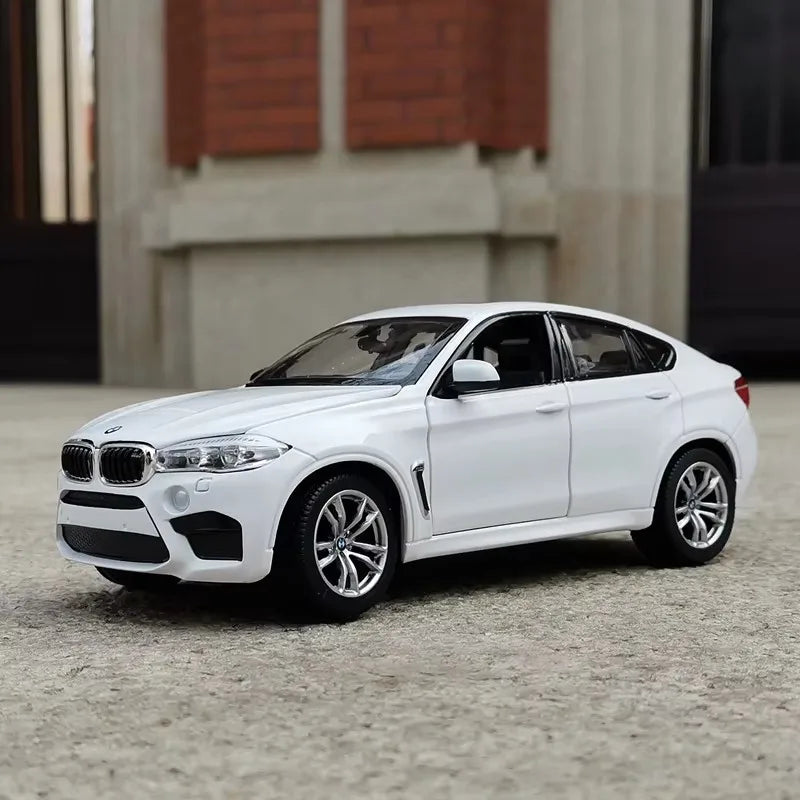 1:24 BMW X6M X6 SUV Alloy Sports Car Model Diecasts Metal Vehicles Car Model Simulation Collection Childrens Toy Gift
