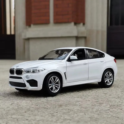 1:24 BMW X6M X6 SUV Alloy Sports Car Model Diecasts Metal Vehicles Car Model Simulation Collection Childrens Toy Gift
