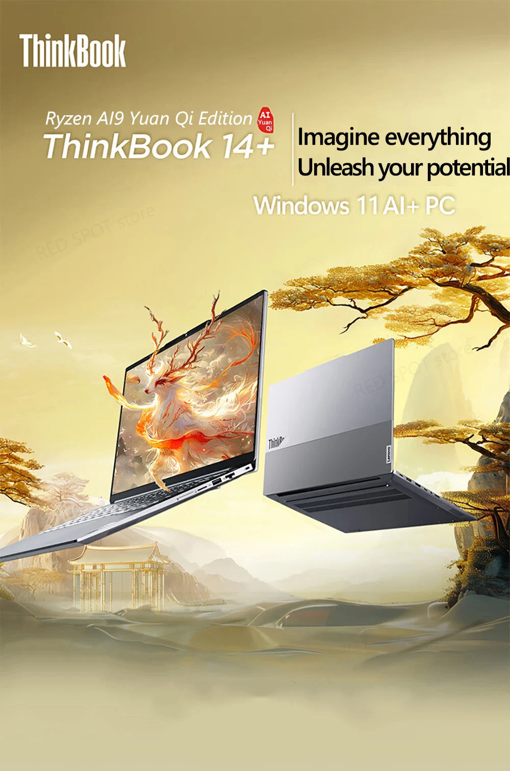 Lenovo Thinkbook 14+ R AI 9 365/880M/32GB 1TB  SSD 14.5inch 120Hz 3K