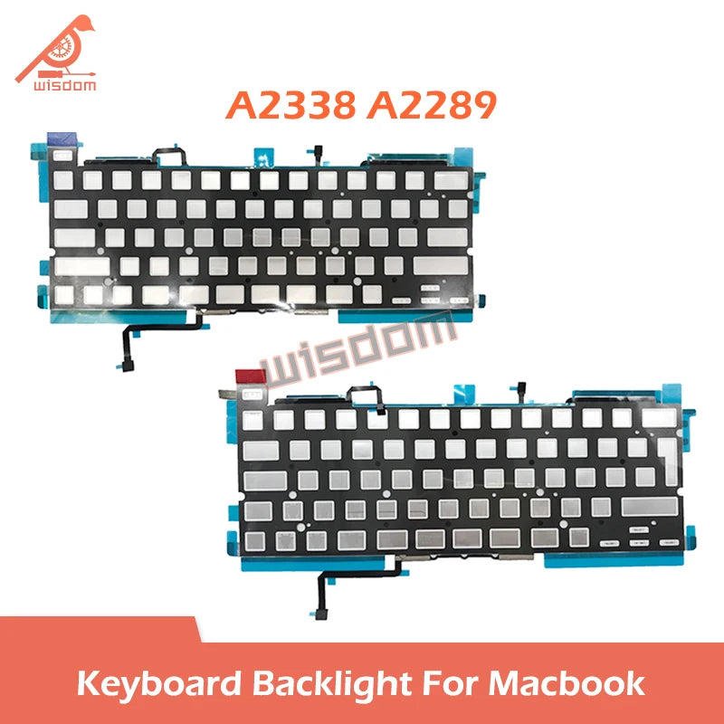 Laptop A2251 A2289 A2337 A2141 A2338 EU UK US English Keyboard Backlight For Macbook Air Pro Retina 13" 16" Backlit Foil Sheet
