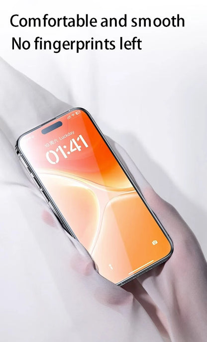 4Pcs Tempered Glass For iPhone 16 15 14 13 12 11 Pro Max Screen Protector For iPhone 7 8 Plus X XS Max XR Protective Glass Film