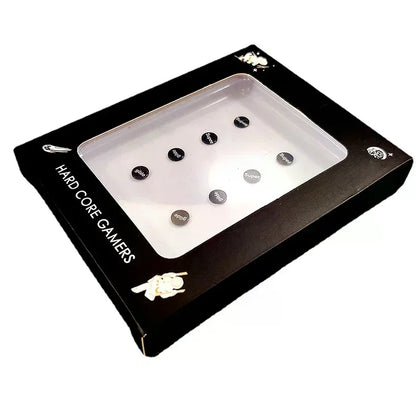 1 Pack Glass Mouse Skates DIY Universal Dots Mouse Feet Pads Sticker for Gaming Mouse Anti-Slip Pad