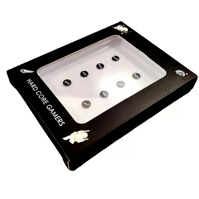 1 Pack Glass Mouse Skates DIY Universal Dots Mouse Feet Pads Sticker for Gaming Mouse Anti-Slip Pad