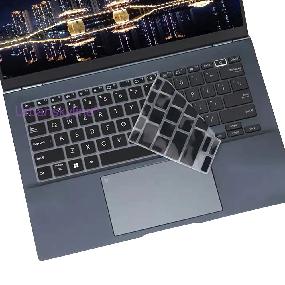 Keyboard Cover for ASUS Zenbook 14 Flip 14X OLED Pro UX3406 UX3405 UX3404 UX3402 UM3402 UP3404 Q425 Silicone Protector Skin Case