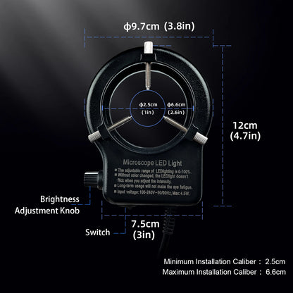 YIZHAN 130X Lens C-mount Digital Microscope for Electronics 4K 1080P HD Industrial Cameras 60MP 48MP HDMI USB VGA Repair Tools