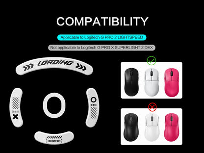 Glasses Mouse Glide Skates For Logitech G Pro Wireless Gaming Mice Anti Slip Feet Sticker Pads X 2 Pro2 LIGHTSPEED SUPERLIGHT 2