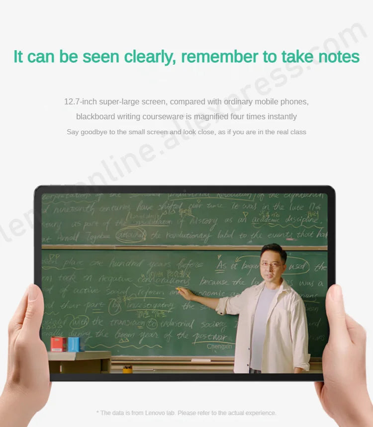 Global Rom Lenovo Xiaoxin Pad Plus 12.7" TB372FC Matte Display Natural Light Anti-Glare 60Hz Comfortable Visual Android Tablet