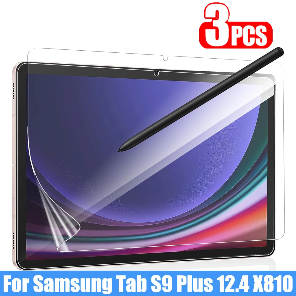 For Samsung Galaxy Tab S9 FE Writing Film For Samsung Tab A9 A9+ S9FE Plus Tab S7 S8 S9 Plus Paper Like Matte Screen Protector