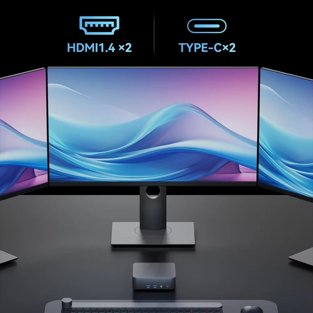 Mini PC Windows 11 Intel Core i9-8950HK 16GB RAM 1/2TB SSD Bluetooth 5.2 WiFi6 1000M Ethernet Gaming Computer Office Computers