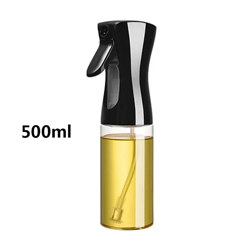 200/300/500ml Oil Spray Bottle BBQ Cooking Olive Oil Sprayer Plastic Baking Oil Spray Empty Bottle Vinegar Bottle Or  Oil brush