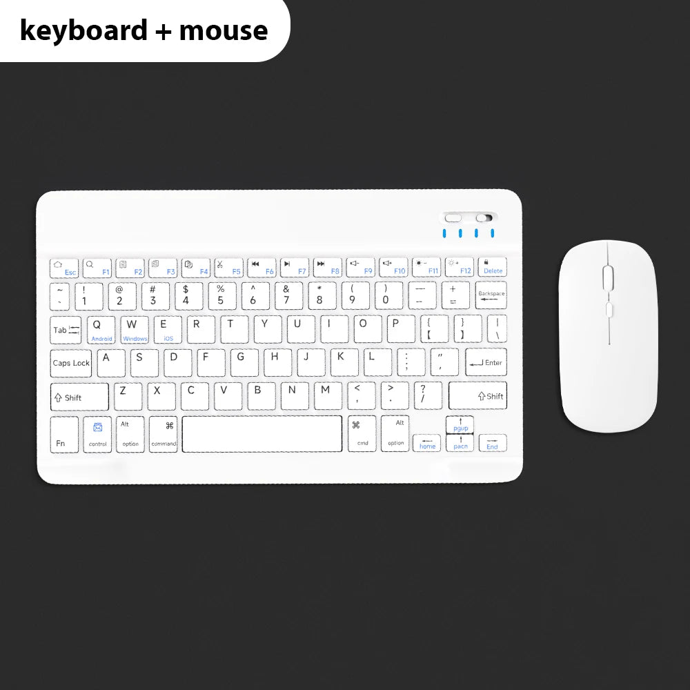 For Android iOS Windows Bluetooth Wireless Keyboard And Mouse For iPad Tablet Keyboard For Phone Tablet Wireless Keyboard Mouse