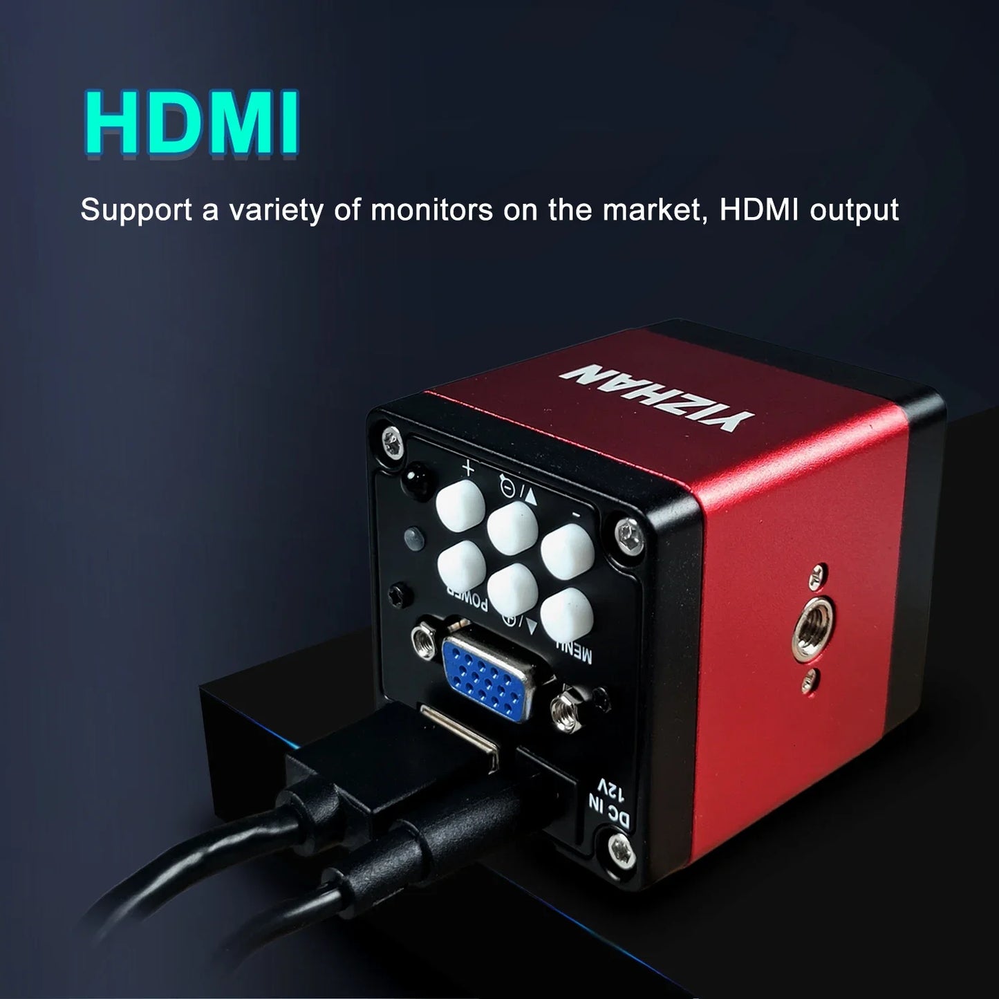 4K 48MP HDMI TYPE-C Microscope With 360° Adjustable Arm, 0-150X Magnification for Electronics Repair  EU/US/MX/Brazil Warehouse