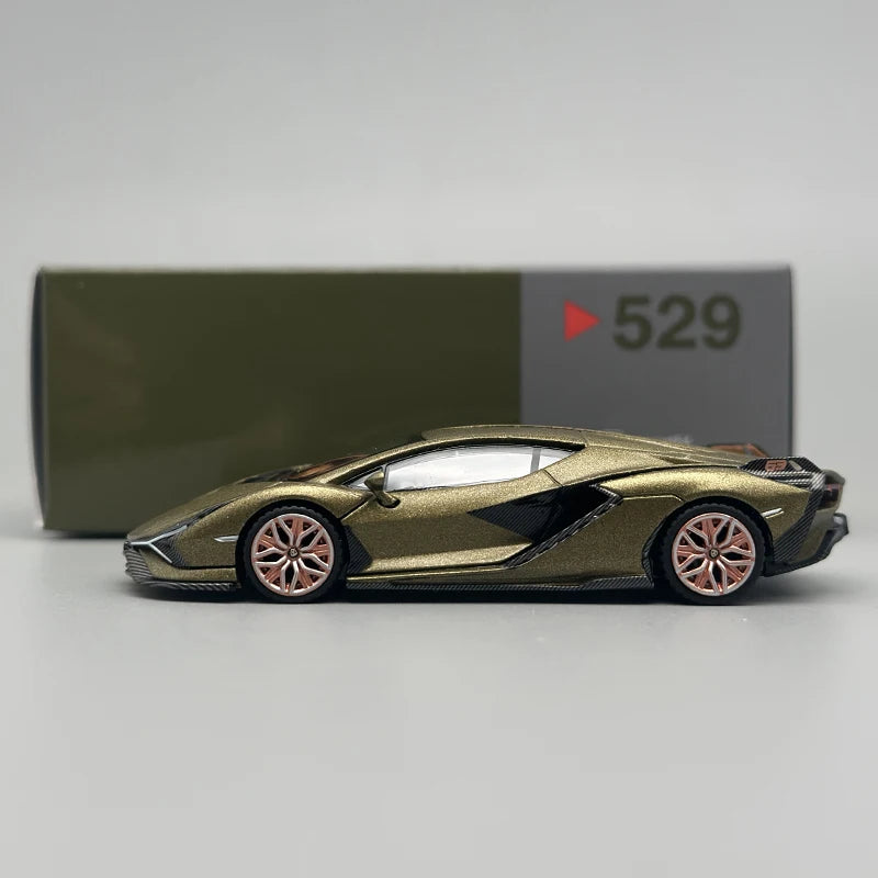 MINIGT 1:64 Lamborghini Sián FKP 37 Presentation Alloy Car Model 529