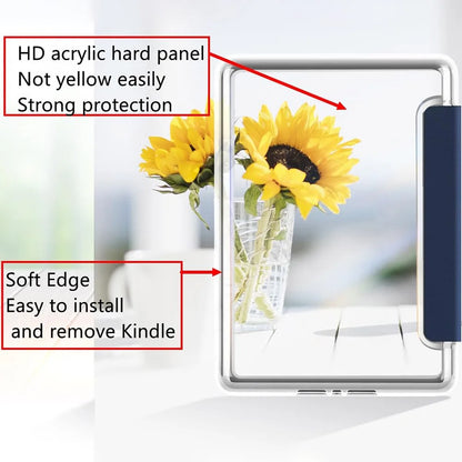 Acrylic Case for Kindle 6 Inch 2022 2024 Release 11th Generation Model No. C2V2L3 RS23CV Protective Cover Pouch 6'' Accessories