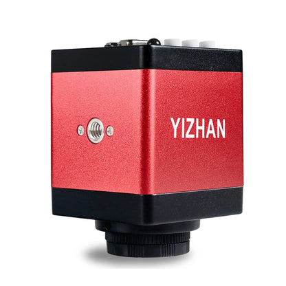 YIZHAN 130X Lens C-mount Digital Microscope for Electronics 4K 1080P HD Industrial Cameras 60MP 48MP HDMI USB VGA Repair Tools