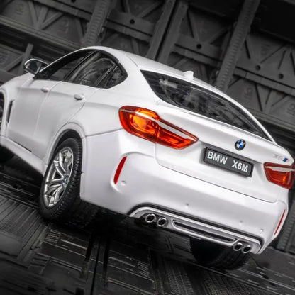 1:24 BMW X6M X6 SUV Alloy Sports Car Model Diecasts Metal Vehicles Car Model Simulation Collection Childrens Toy Gift