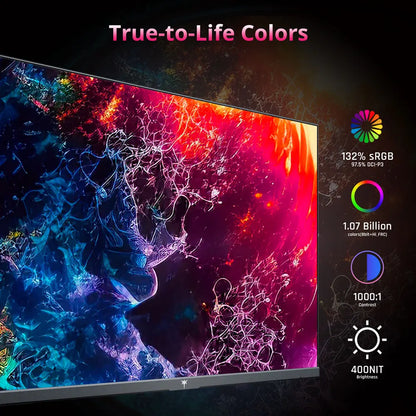 KTC H27P22S Gaming Monitor 27 inches Fast IPS 3840×2160 160Hz, AUO 7.0 FAST IPS, 1000:1 Contrast Ratio, ELED Backlight, HDR 400