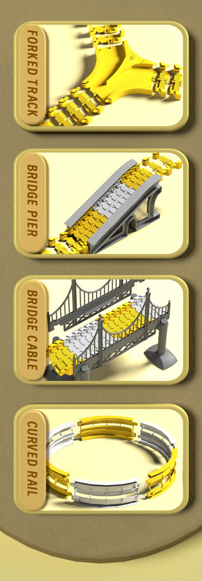 Kids Electric Track Toy Engineering Minin Car Set Puzzle Boy Toys Track Car Train Toys For Children Birthday Christmas Gifts