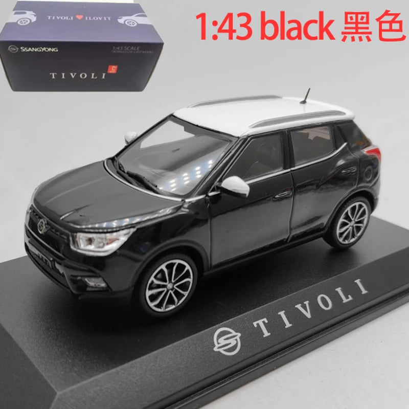 Diecast 1/43 Scale Ssang Yong Tivoli Alloy Car Model Static Decoration Collectibles Gift Toys