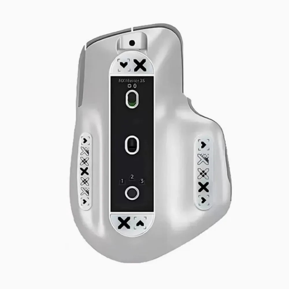 Glass Mouse Skates for Logitech MX Master 3/3s Mouse Feet Pads Smooth Durable Slim 2.5D Curved Edge Mouse Accessories