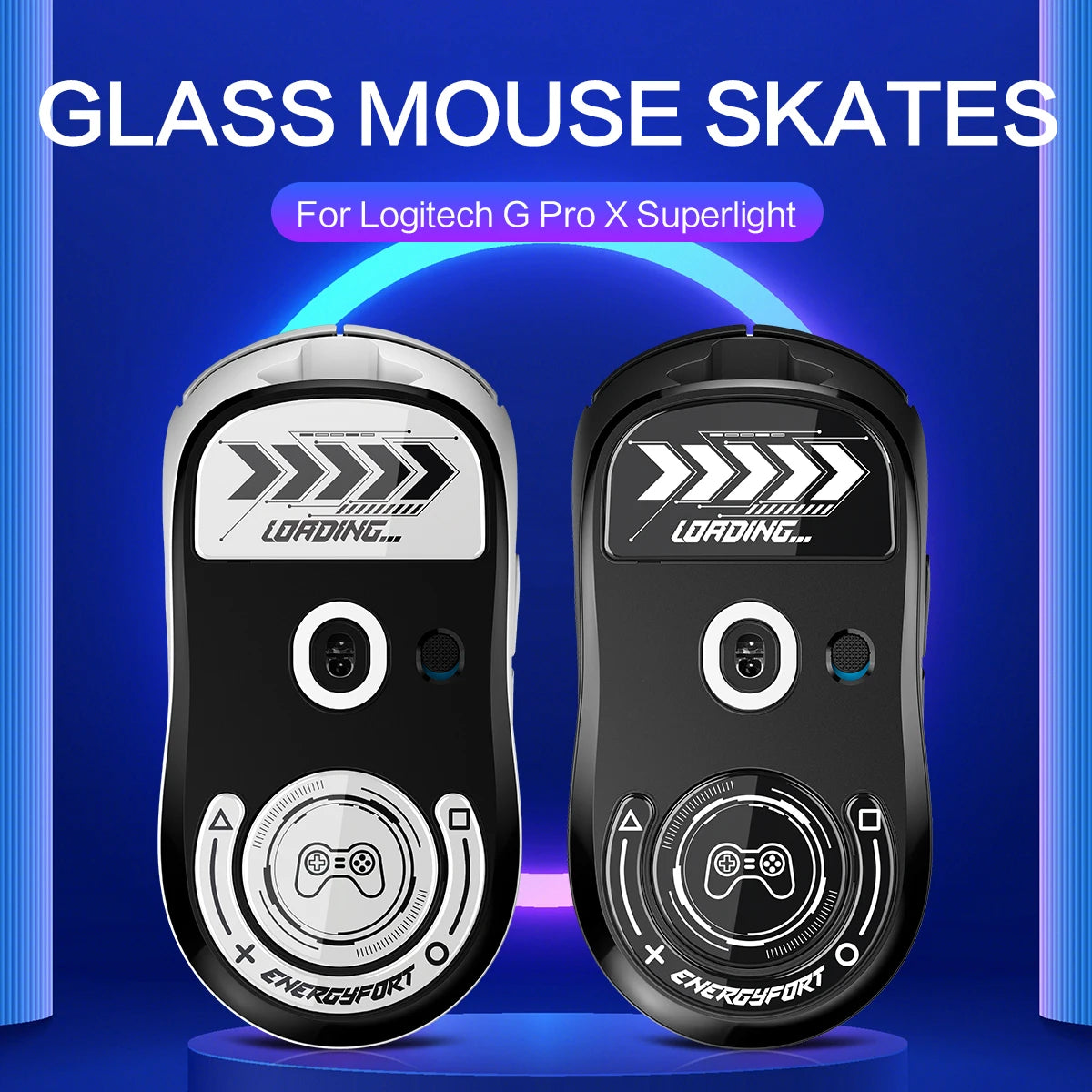 Glasses Mouse Feet Skates For Logitech G PRO X SUPERLIGHT Sticker Rounded Curved Edge GPXS Glide Feet For FPS MOBA Games