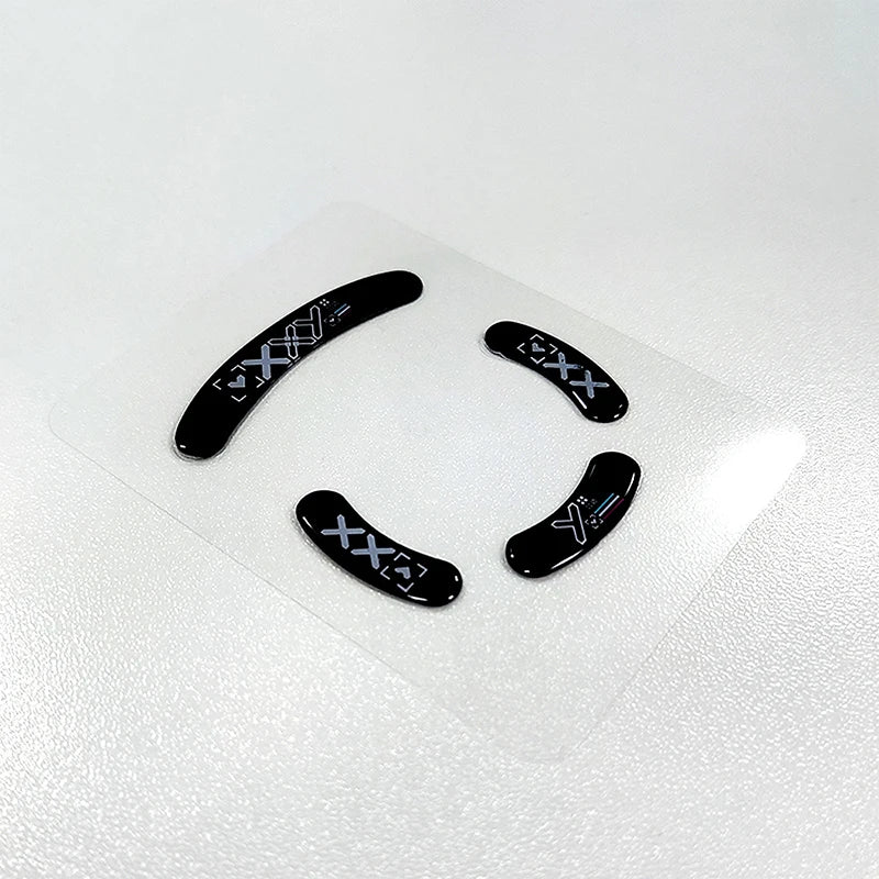 1Pack Glass Mouse Skates Glide Feet Pads Mouse Feet Sticker for G Pro Wireless Rounded Curved Edges