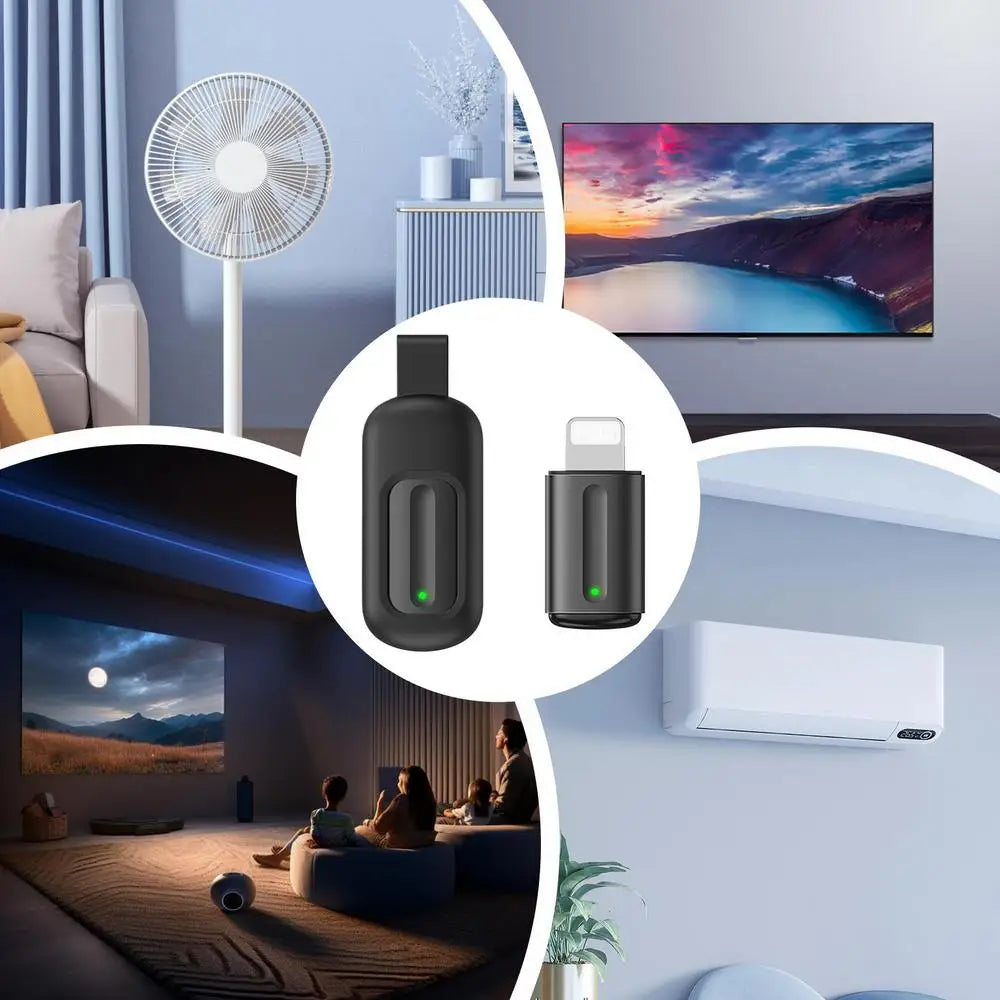 IR Smart Phone Adapter Small Home Appliances IR Remote Control Adapter Plug And Play Electronics Accessory For Classroom