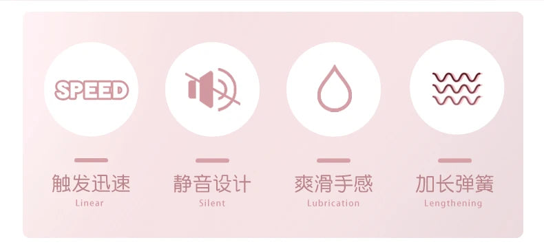 MMD Princess Silent Pink Switch 5 Pin Linear 32g Switches 21mm Spring Lubricated LY PC Mechanical Keyboard Switch Type Fast Mute