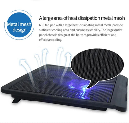 Universal Laptop Cooler Cooling Radiator Fan Cooler Stand Notebook Support Usb Port Air Extracting Cooling Holder Accessories