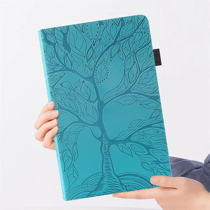 Funda for Redmi Pad Pro Case 12.1 inch 2024 Tree Embossed Stand Back Shell for Xiaomi Poco Pad 12 1 Case Cover Tablet Case