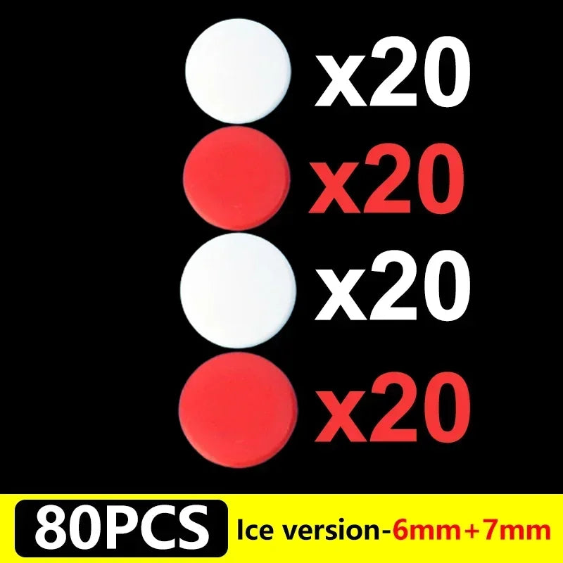 Mouse Feet Replacement Rounded Dots Universal Mouse Skates DIY Mice Glide Feet Wear Resistant Small Round Dot for Glass Mousepad