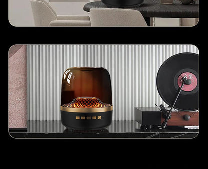 5th Glass Bluetooth Speaker Subwoofer Colorful Home High Volume Wireless Smart Computer Speaker ﻿Electronics Desk Accessories