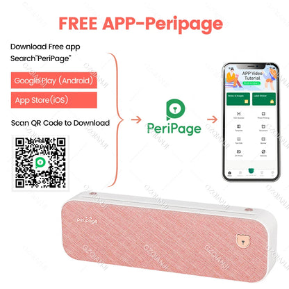 Peripage A40 P81 Inkless Portable A4 Thermal Printer Wireless Bluetooth USB Printing Text PDF Document Photos A4 Machine Maker