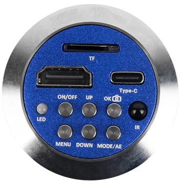 60MP 4K UHD Digital Microscope For Electronics 215x 5x Electronic Magnification Soldering Microscope Software WithSturdy Bracket