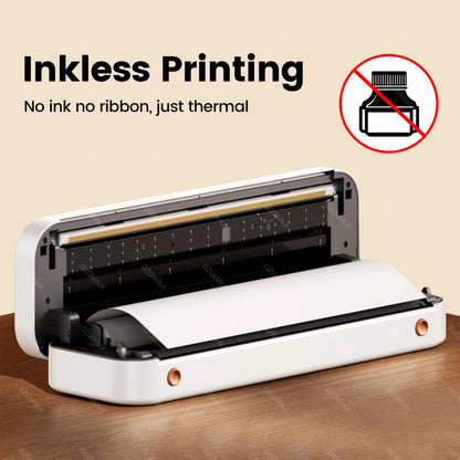 Peripage A40 P81 Inkless Portable A4 Thermal Printer Wireless Bluetooth USB Printing Text PDF Document Photos A4 Machine Maker