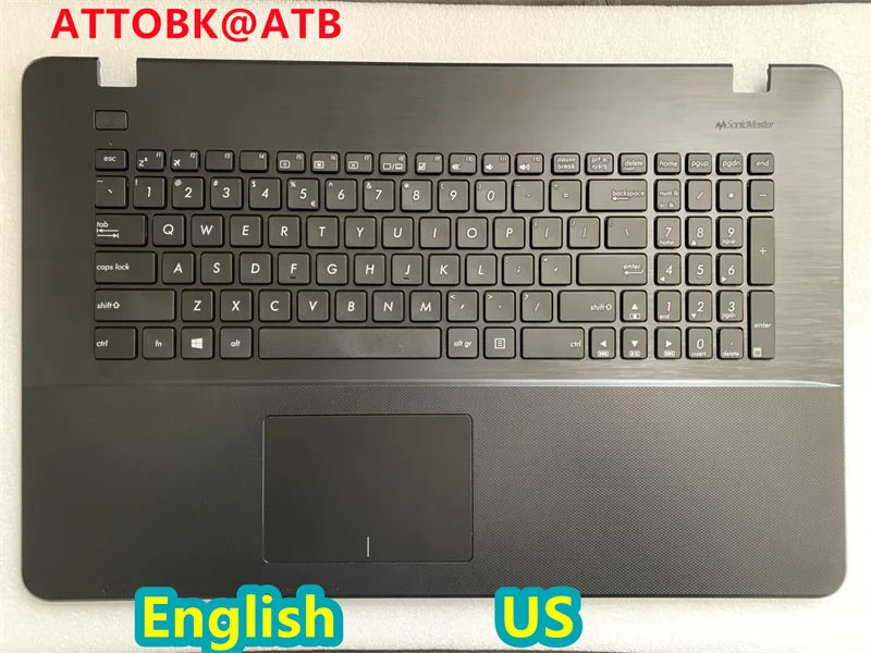 RU/US Laptop Keyboard For Asus K751NV R752 R752L F751 X751L X751LA X751LAV X751LD K751 X751LK X751LN X751SA With C COVER