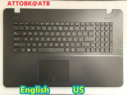 RU/US Laptop Keyboard For Asus K751NV R752 R752L F751 X751L X751LA X751LAV X751LD K751 X751LK X751LN X751SA With C COVER