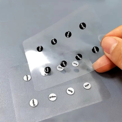 1 Pack Glass Mouse Skates DIY Universal Dots Mouse Feet Pads Sticker for Gaming Mouse Anti-Slip Pad