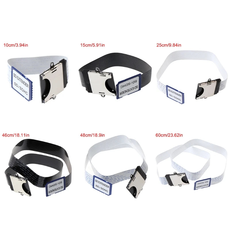 SD Male to SD Female Adapter Extension Cable for 3D Printer Raspberry Pi GPS TV